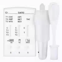 One Step Multi Drogentest Speichel Für 7 Drogenarten Coc Thc Opi Amp Mtd Bzo Met 1 St