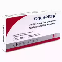 One Step Eisenmangel Schnelltest Komplettes Selbsttest Set Zur Früherkennung 2 St