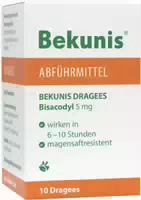 Bekunis Dragees Bisacodyl 5mg 80 st Tabletten Magensaftresistent