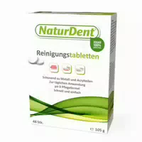 Naturdent Reinigungstabletten für den Zahnersatz