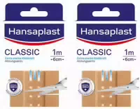Hansaplast Classic Pflaster 2 Stück Je 1 m X 6 cm