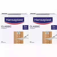 Hansaplast Classic Pflaster | Atmungsaktive Wundauflage | Zuschneidbares Heftpflaster | 20 stk Jetzt 20% mit dem Code Hp20 Sparen