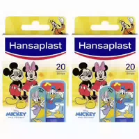 Hansaplast Disney Mickey & Friends Pflaster | Kinderpflaster | Wasserabweisend | Hautfreundlich | Schmerzfrei zu Entfernen |motiv Pflaster | 20 Stück Jetzt 20% mit dem Code Hp20 Sparen
