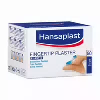 Hansaplast Elastic Fingerkuppenpflaster | Fingerpflaster | Extra Flexibler Wundschutz | Wasserabweisend | Schützt Vor 99 % Der Bakterien | 5cm X 4,4cm | Vorteilspackung 50 Stück