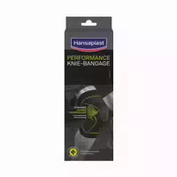 Hansaplast Performance Kniebandage l Xl | Schützende Sportbandage | Knieschoner | Flexible Bandage