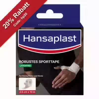 Hansaplast Robustes Sporttape 2,5 Cm X 10m Weiß