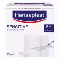 Hansaplast Sensitive Pflaster 6 Cmx5 m Rolle