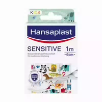 Hansaplast Sensitive Kids Pflaster | Weiches & Atmungsaktives Material | Schmerzfrei Zu Entfernen | Aufmunternde Pflaster | 10 Stück