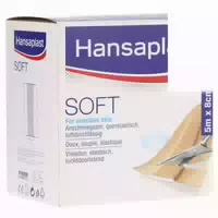 Hansaplast Soft Pflaster 8cm X 5m 1 st Pflaster