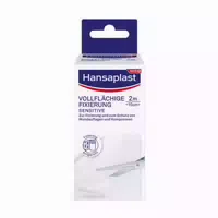 Hansaplast Vollflächige Fixierung Sensitiv | Hoher Tragekomfort| Extra Flexibel | Atmungsaktiv | 2 m X 10 cm