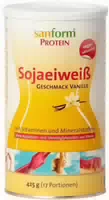 Sanform Protein Sojaeiweiß Vanille Pulver