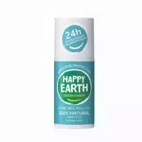 Happy Earth 100% Natürlicher Deo Roller Zeder & Limette