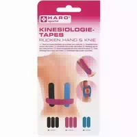 Haro Kinesiologietapes Rücken, Hand und Knie 8 st