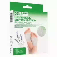 Haro Lavendel Detox Patches für die Fußsohlen 10 st