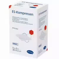 Hartmann Es Kompressen Steril 12 Lagig 20 X 5 Stück 5 X 5 cm