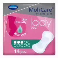 Molicare Premium Lady Pad, 3 Tropfen, 33 X 13 Cm 14 St