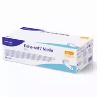 Hartmann Peha Soft Nitrile Blue Powderfree Einweg Untersuchungshandschuhe 1x100 stk