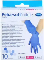 Peha Soft Nitrile Fino Unt Hands Unsteril Pf m