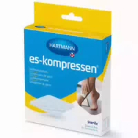 Es Kompressen Steril 7,5x7,5 cm 8fach 17fädig