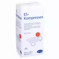 Hartmann Es Kompressen Unsteril 12 Lagig 100 Stück 7,5 X 7,5 Cm