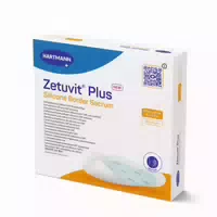 Zetuvit Plus Silicone Border Selbstklebende Silikon Sap Wundauflage 13 X 15,5 cm