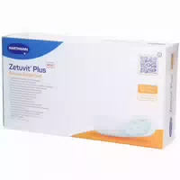 Zetuvit Plus Silicone Border Selbstklebende Silikon Sap Wundauflage 12 X 23 cm