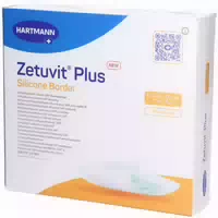 Zetuvit Plus Silicone Border Selbstklebende Silikon Sap Wundauflage 17,5 X 17,5 Cm