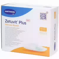 Zetuvit Plus Silicone Border Selbstklebende Silikon Sap Wundauflage 8 X 8 Cm