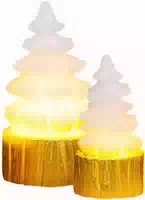 Led Weihnachtsbaum Echtwachskerzen 2 Stück