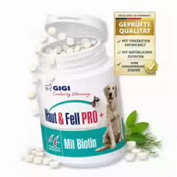Haut & Fell Pro für Hunde und Katzen mit Biotin Gigi Vet