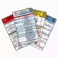 Ambulanz Karten Set Ekg, Laborwerte, 1 st