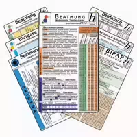 Beatmungs Karten Set Professional 2016 7er Set