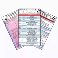 Medikamenten Karten Set Notfallmedikamente, Analgesie 1 st