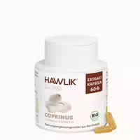 Hawlik Bio Coprinus Extrakt Pulver Kapseln 60
