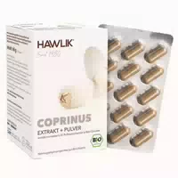 Hawlik Bio Coprinus Extrakt Pulver Kapseln