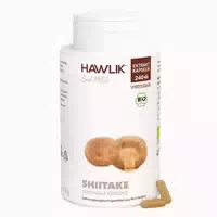 Hawlik Bio Shiitake Extrakt Pulver Kapseln 120