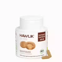 Hawlik Bio Shiitake Extrakt Pulver Kapseln 120
