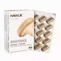 Hawlik Bio Shiitake Extrakt Pulver Kapseln 60