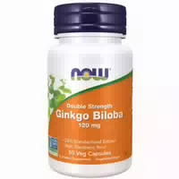 Now Foods, Double Strength Ginkgo Biloba, 120mg
