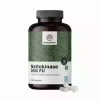 Healthyworld Nattokinase 2000 Fu für das Blut und das Herz Kreislauf System 240 st