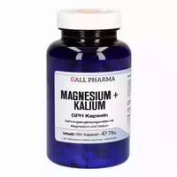 Gall Pharma Magnesium Kalium Gph Kapseln Nahrungsergänzungsmittel