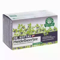 Dr Kottas Heidelbeertee Mit Entkoffeiniertem Schwarztee Filterb