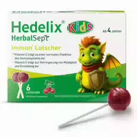 Hedelix Herbalsept Immun Lutscher Kids 6 St Bonbons