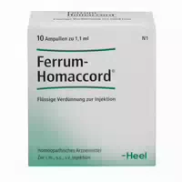 Ferrum Homaccord Ampullen 10 St Ampullen
