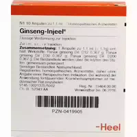 Ginseng Injeel Ampullen 10 St Ampullen