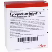 Lycopodium Injeel S Ampullen