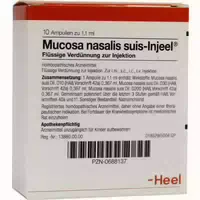 Mucosa Nasalis Suis Injeel Ampullen 10 St Ampullen