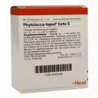 Phytolacca Injeel Forte S Ampullen 10 St Ampullen
