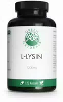 Green Naturals l Lysin 1200mg Hochdosiert Kapseln Vegan