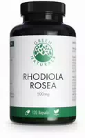 Green Naturals Rhodiola Rosea 500 mg Hochdosiert 120 Kapseln